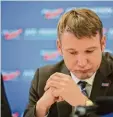  ?? Foto: dpa ?? AfD Politiker André Poggenburg: „Ein echtes Bonbon.“