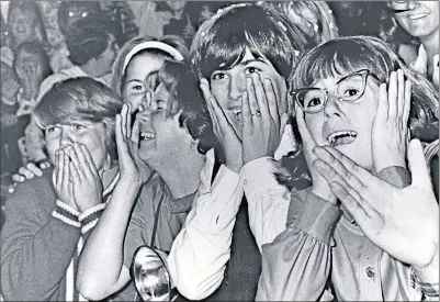  ?? Picture Kevin Cole ?? Beatles fans react to seeing the band in the 1960s