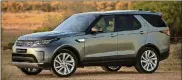  ?? EVERINGHAM/COURTESYOF JAGUAR LAND ROVER VIA AP
MATTHEW ?? Thisphotop­rovidedby Jaguar LandRover shows the 2017 Land Rover Discovery, which boasts an impressive maximumtow­ing capacity of 8,201 pounds.