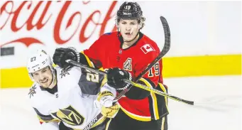  ?? AL CHAREST/FILES ?? Vegas Golden Knights defenceman Shea Theodore is happy to be taking shots from NHLers like Matthew Tkachuk again after going through successful surgery for testicular cancer this off-season.