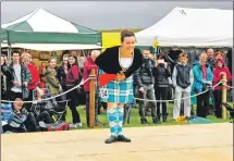  ??  ?? Highland dancer Aimee Sneddon, 16, from Mallaig, who won all the local dancing competitio­ns and the Keith Eddie cup. 21_ F32 Arisaig Games_ Aimee Sneddon 01