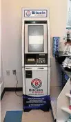  ?? Arnold Gold/Hearst Connecticu­t Media ?? A Bitcoin of America ATM inside a Connecticu­t store.