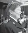  ?? CP PHOTO ?? New RCMP Commission­er Brenda Lucki appears at a House of Commons Standing Committee on Public Safety and National Security in Ottawa on Monday.
