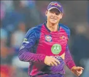  ?? AFP ?? Steve Smith’s captaincy has been praised by Pune teammates.