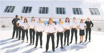  ??  ?? An all-female bridge and officer team will head Celebrity Edge on an Internatio­nal Women’s Day cruise next year.