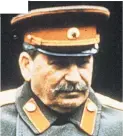  ??  ?? COMMAND Ex-Soviet leader Stalin