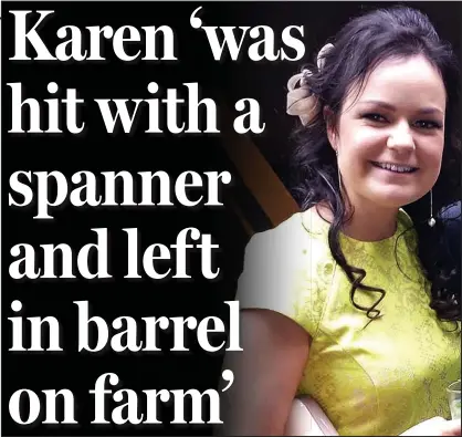  ??  ?? Tragedy: Karen Buckley was discovered dead days after going missing following a night out in Glasgow