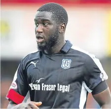  ??  ?? Dundee centre-back Kevin Gomis.