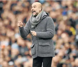  ?? /MICHAEL REGAN/GETTY IMAGES ?? Manchester City’s Josep Guardiola takes his team to football backwaters in the FA Cup.