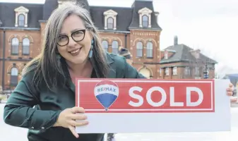  ?? BRENDYN CREAMER ?? Patrycja Budzynska is a real estate agent in Truro.she encourages people to dive into the housing market if they’re able to.