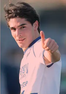 ?? GETTY IMAGES ?? Gioiello Matteo Cancellier­i, 20 anni, primo gol in Serie A per lui