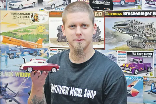  ?? ASHLEY THOMPSON ?? Jan Haaÿer’s Northview Model Shop Youtube channel has garnered enough views for the Waterville resident to receive payments from Google.