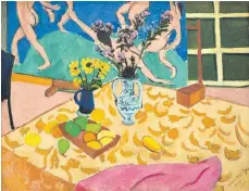  ?? FOTO: SUCCESSION H. MATISSE/VG BILD-KUNST, BONN 2016 ?? Henri Matisse (1869-1954): Stillleben mit „Der Tanz“, 1909.