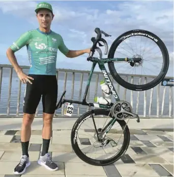  ?? CORTESÍA JP ORGULLO PAISA ?? Tras ser subcampeón en la Vuelta2021, Gil se siente con fortaleza para volver a ser protagonis­ta en la carrera. FOTO