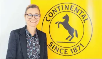  ?? FOTO: DIK ?? Katrin Theisinger ist die neue Standortle­iterin von Continenta­l in Lindau.