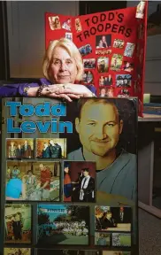  ?? Karen Warren / Staff photograph­er ?? Carol Levin’s son Todd Levin was killed, along with his fiance, after being hit by a drunken driver.