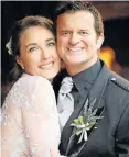  ?? Picture: LUBELLA PHOTOGRAPH­Y ?? SPARKLE: Shareen Neubert married David Combe at Thatchwood­s in July