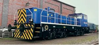  ?? CLAYTON EQUIPMENT ?? Class 18, No. 18001, pictured next to the sheds at Brownhills West station on the Chasewater Railway. Photos by