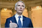  ?? J. SCOTT APPLEWHITE / ASSOCIATED PRESS 2017 ?? “The Obama administra­tion misled the American people and Congress because they were desperate to get a deal with Iran,” said Sen. Rob Portman, R-Ohio, chair of the panel that did the inquiry.