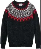  ??  ?? Mohair jumper, £135, brora.co.uk