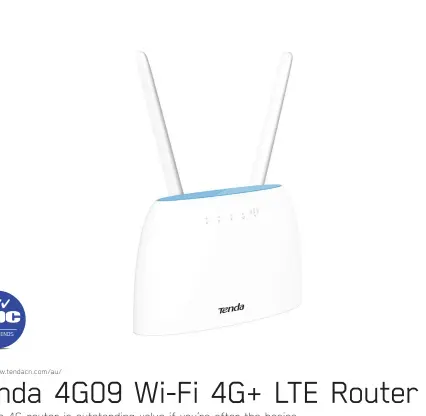  ??  ?? SPECS Speed: Dual Band AC 1,200Mbps | Connectivi­ty: 2 Gigabit LAN, 1 x 4G full-sized SIM | Features: Parental controls, VPN, text messaging.