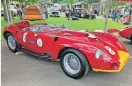  ?? ?? Another of Sir Stirling’s famous cars – his absolutely stunning Maserati 450S.