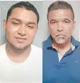  ??  ?? Presos. Leonardo Gómez de 50 años y Jesús Fernández de 25 años, son dos de los detenidos.