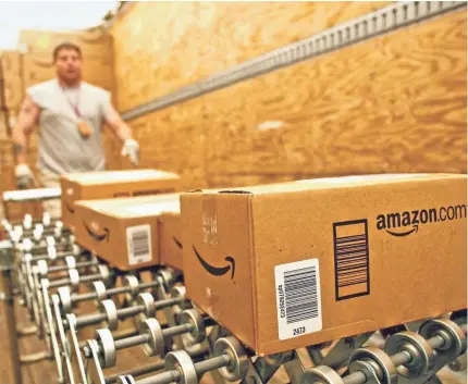  ?? AMAZON ?? Amazon has more than 150 delivery stations in the USA.