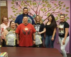  ?? PHOTO ANDY VELEZ ?? Organizers and volunteers from Saturday’s back-toschool event.