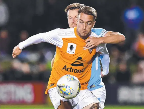  ?? Picture: GETTY IMAGES ?? Brisbane Roar striker Adam Taggart is in a preliminar­y 38-man Socceroos squad for games against South Korea and Lebanon.