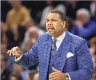  ?? Laurence Kesterson / Associated Press ?? Providence head coach Ed Cooley is happy to have UConn back in the Big East ... sort of.