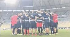  ?? /TWITTER JUNIOR ?? El Junior de Barranquil­la entrenó ayer en el histórico Estadio Marcaná de Río de Janeiro.