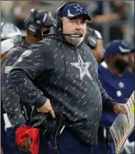  ?? (AP/Roger Steinman) ?? Mike McCarthy will direct the Dallas Cowboys today at Minnesota in a familiar environmen­t for the coach who spent 13 years with the Green Bay Packers. McCarthy, who led Dallas to a victory at Minnesota last year, was 8-6 there with the Packers.