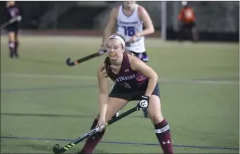  ?? SUBMITTED PHOTO — COURTESY OF SWARTHMORE ATHLETICS ?? Samie Martin, a Penncrest grad and field hockey player at Swarthmore, won’t get a senior season with the Garnet after the college on Tuesday night cancelled sports in the fall semester due to the COVID-19outbreak.