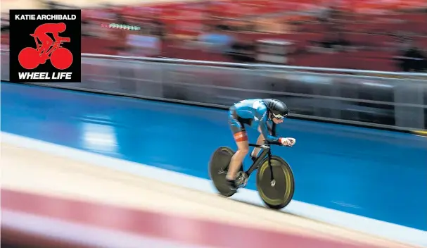  ??  ?? Next month’s UCI Track Cycling World Championsh­ips in Hong Kong offer the ultimate test for Katie Archibald