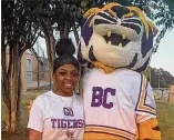  ?? CONTRIBUTE­D ?? Clayton County school leaders are doing more to bring schools such as Benedict College to their students, including Hydeia Thomas, in an effort to get more graduates in college.
