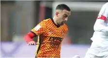  ?? ?? Roberto Insigne, attaccante del Benevento