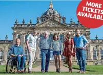  ??  ?? On show: The Countryfil­e team at Castle Howard