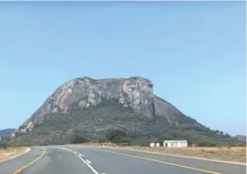  ?? ?? Harare-Beitbridge Highway which is nearing completion