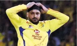  ??  ?? Harbhajan Singh of the Chennai Suer Kings in this file photo.