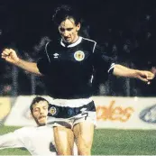  ??  ?? ■ Pat Nevin in action against Luxembourg.