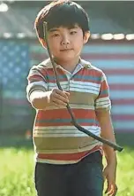  ?? A24 ?? Young Alan S. Kim may be the most scene-stealing cast member in the Sundance hit “Minari,” about a South Korean family in Arkansas.