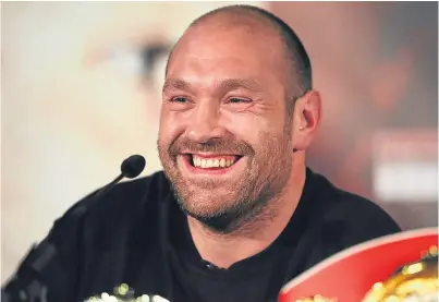  ?? Picture: Getty Images. ?? Tyson Fury: claims he could beat Joshua with one arm tied behind his back.