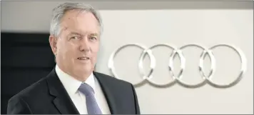 ?? PHOTO: SUPPLIED ?? Trevor Hill of Audi South Africa says that in order to move forward, we must move away from thinking that electrific­ation, AI or digitalisa­tion are intrusive, disruptive technologi­es.