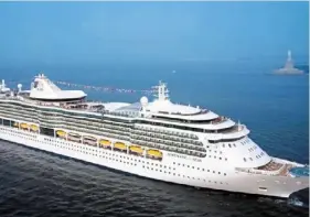  ?? ?? Serenade of the Seas, with a capacity for 2,500 passengers, is scheduled to dock at Spct on April 26.