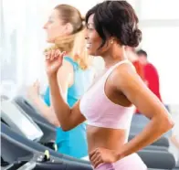  ??  ?? Regular exercise can help women lower their risk of developing breast cancer.