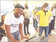  ?? ?? MTN Eswatini Digital and VAS Manager Alex Lushaba had everyone drop their jaws as he stunned with his organ skills.