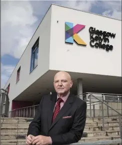  ??  ?? Alan Sherry, Principal of Glasgow Kelvin College