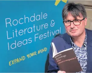  ??  ?? ●●Simon Armitage at Rochdale Literature and Ideas Festival