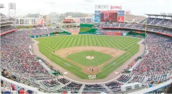  ?? FUENTE EXTERNA ?? La sede del Juego de Estrellas será el Nationals Park en Washington, D.C.